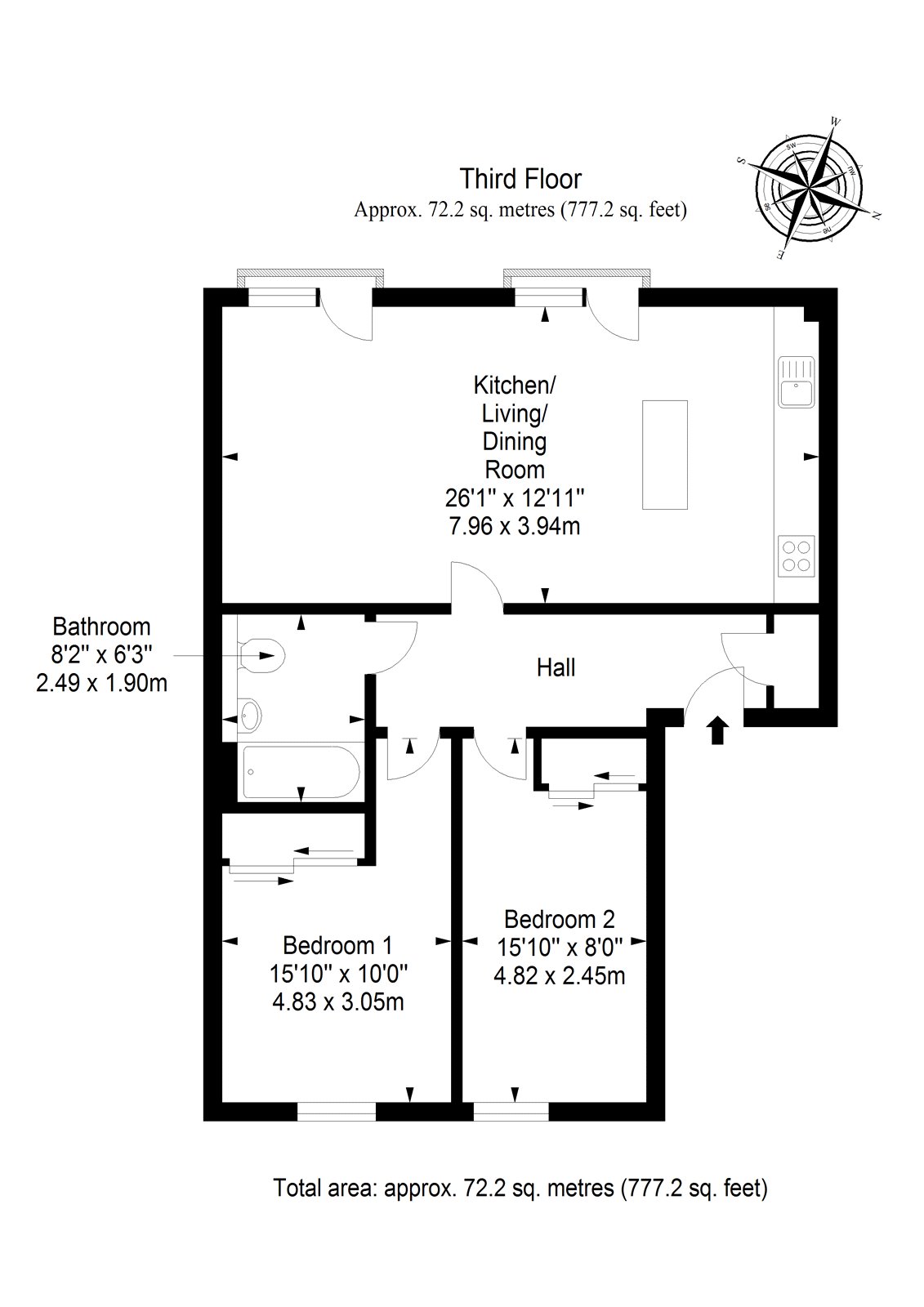 2 Bedrooms Flat for sale in Sheriff Brae, The Shore, Edinburgh EH6