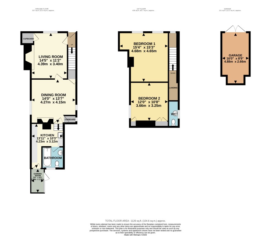 39 Damgate Street, Wymondham floorplan