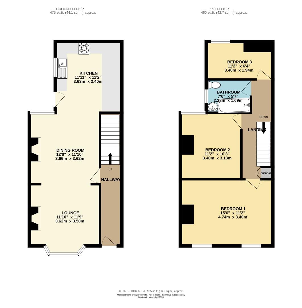 20, Cambridge Avenue, Manchester floorplan