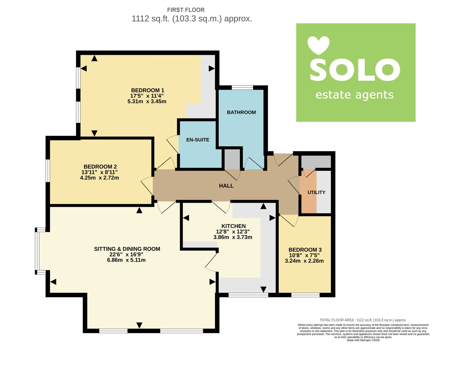 The Wickets,4, Studley Road, Ripon floorplan
