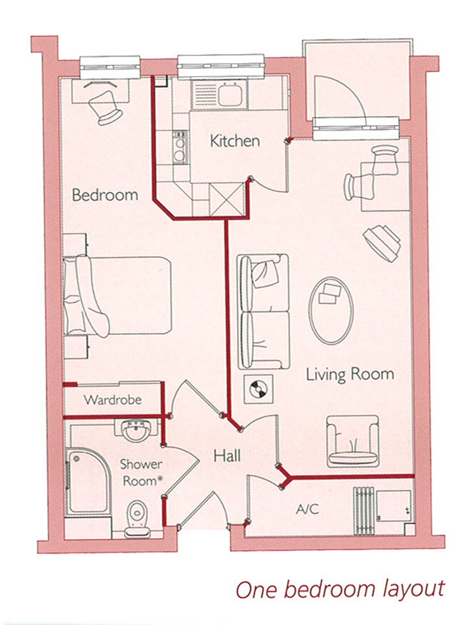 Flat 29, Middlemarch Lodge, Rickmansworth floorplan