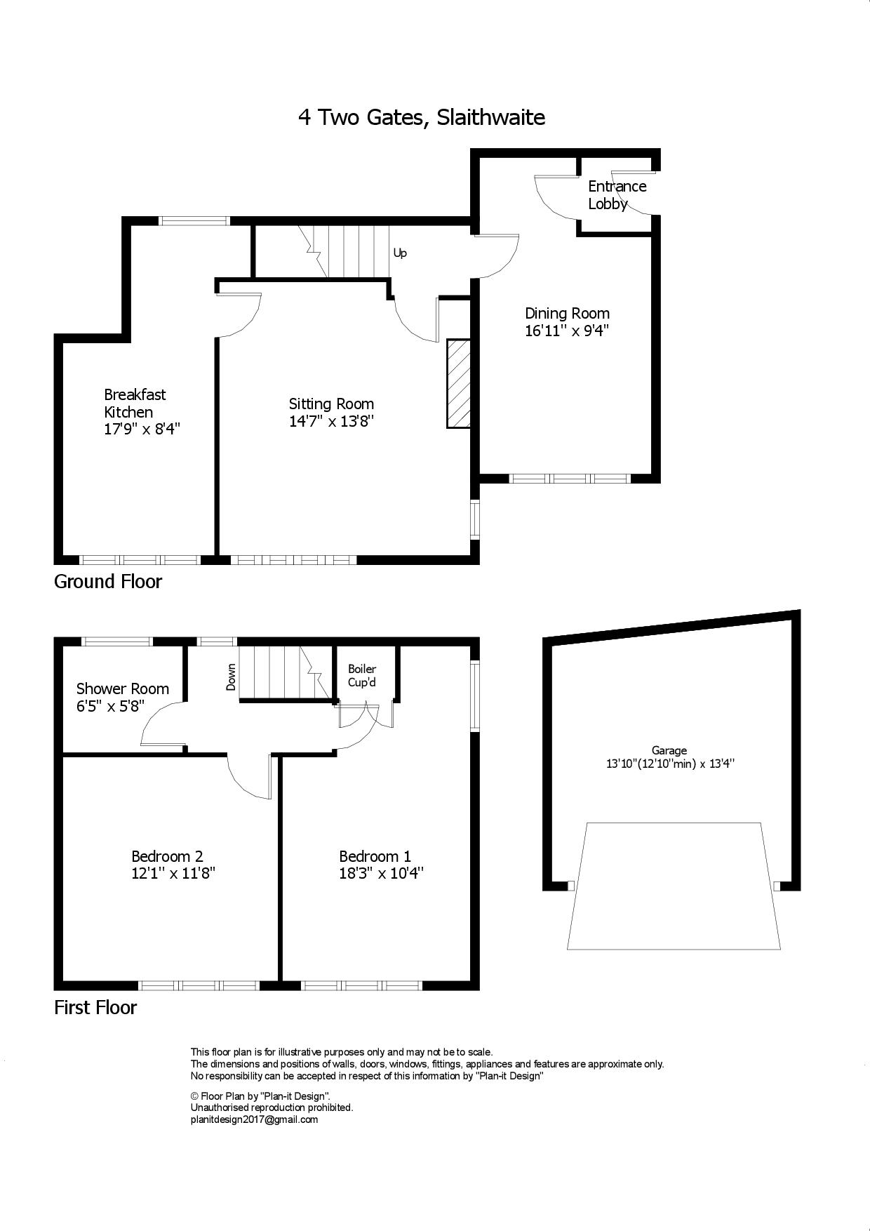 4, Two Gates, Huddersfield floorplan