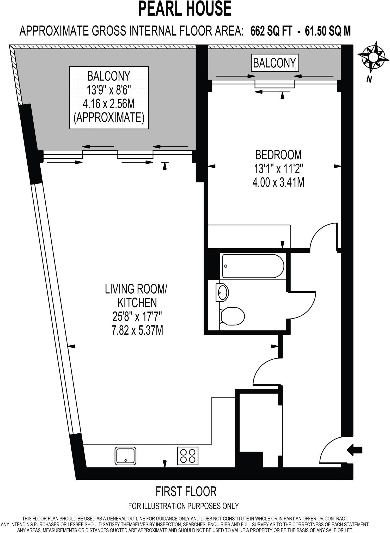 Pearl House, Market Road, London floorplan