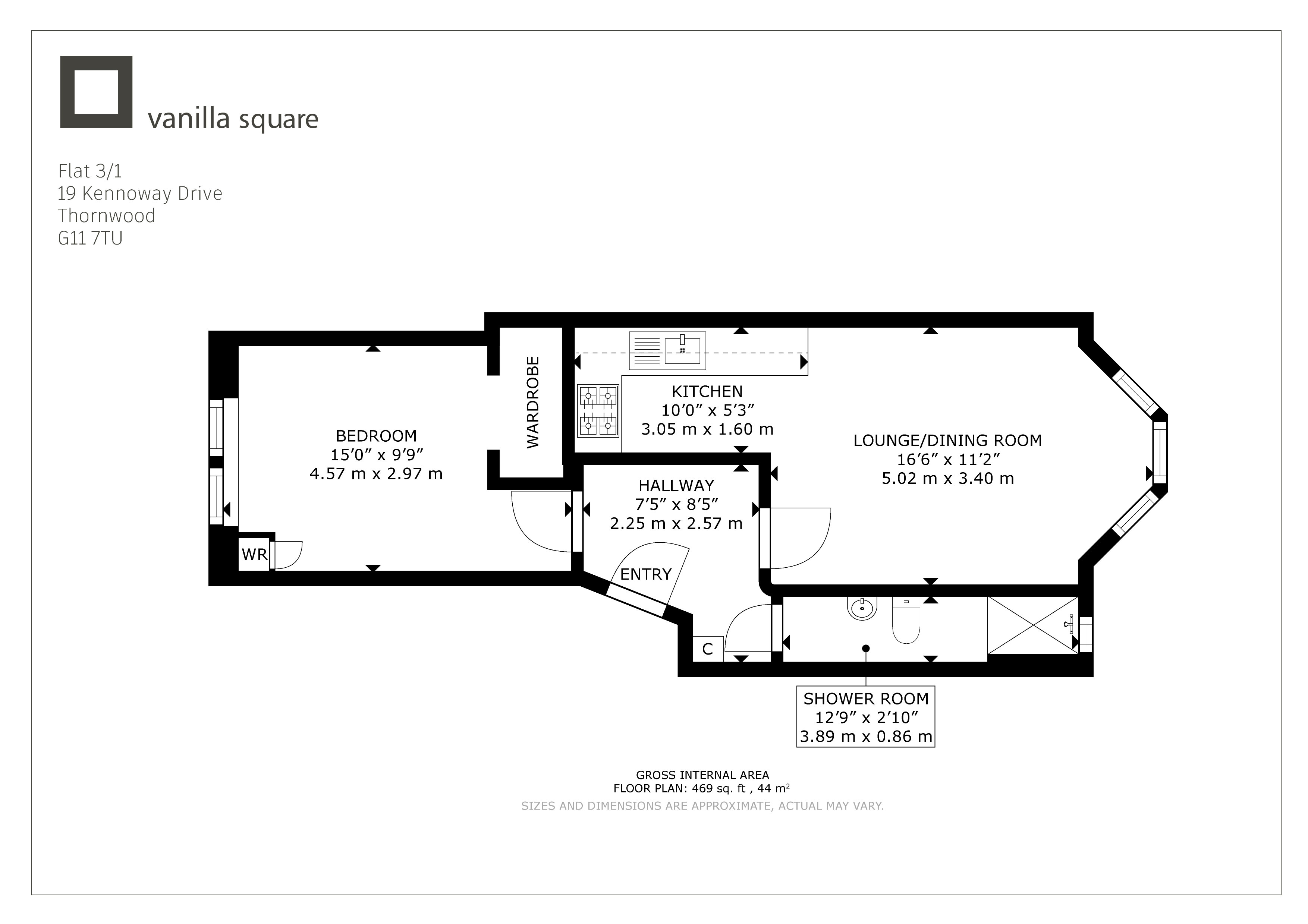 Kennoway Drive, Glagsow floorplan