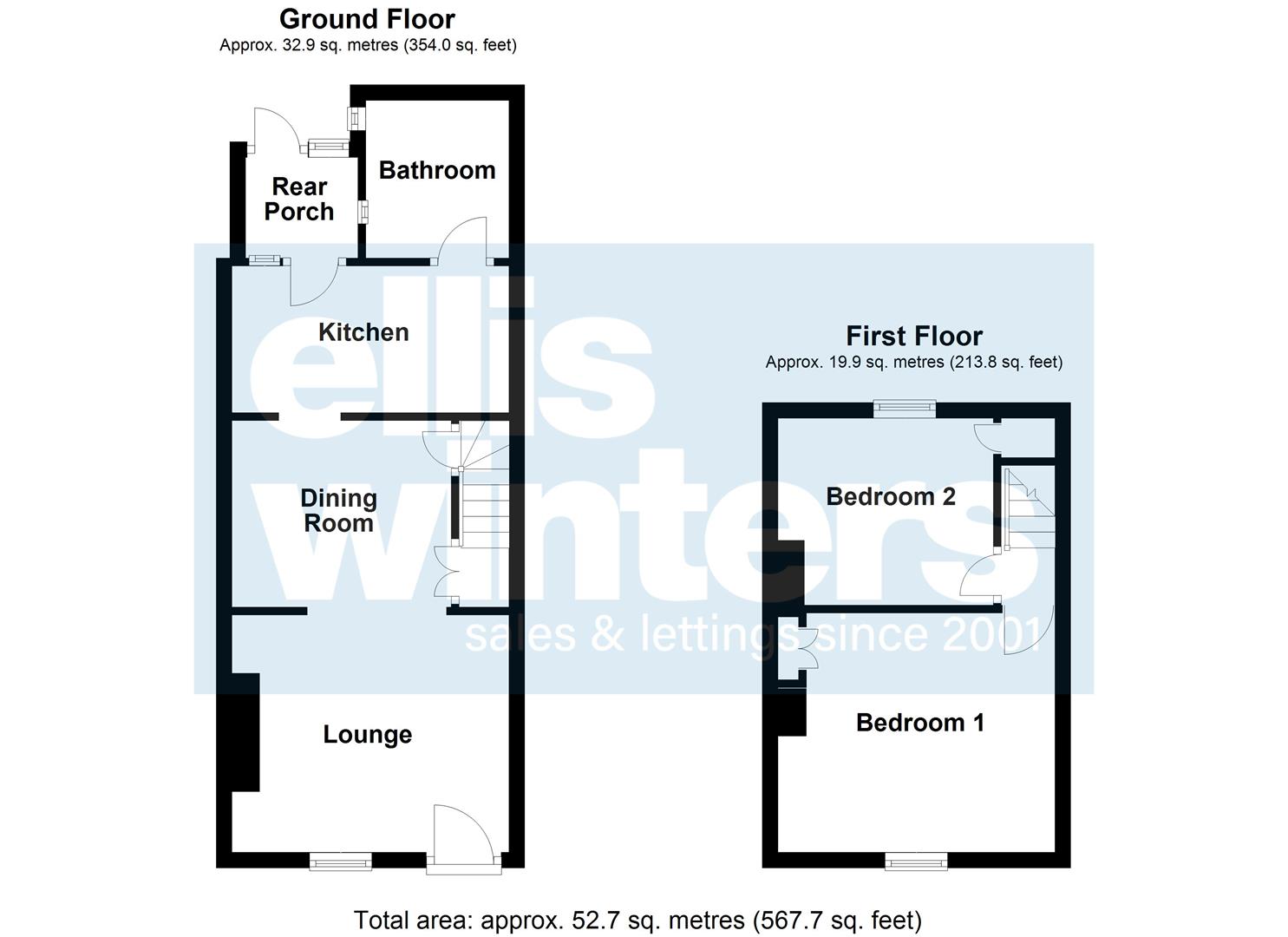 32 Victoria Terrace, Hemingford Road, St. Ives floorplan