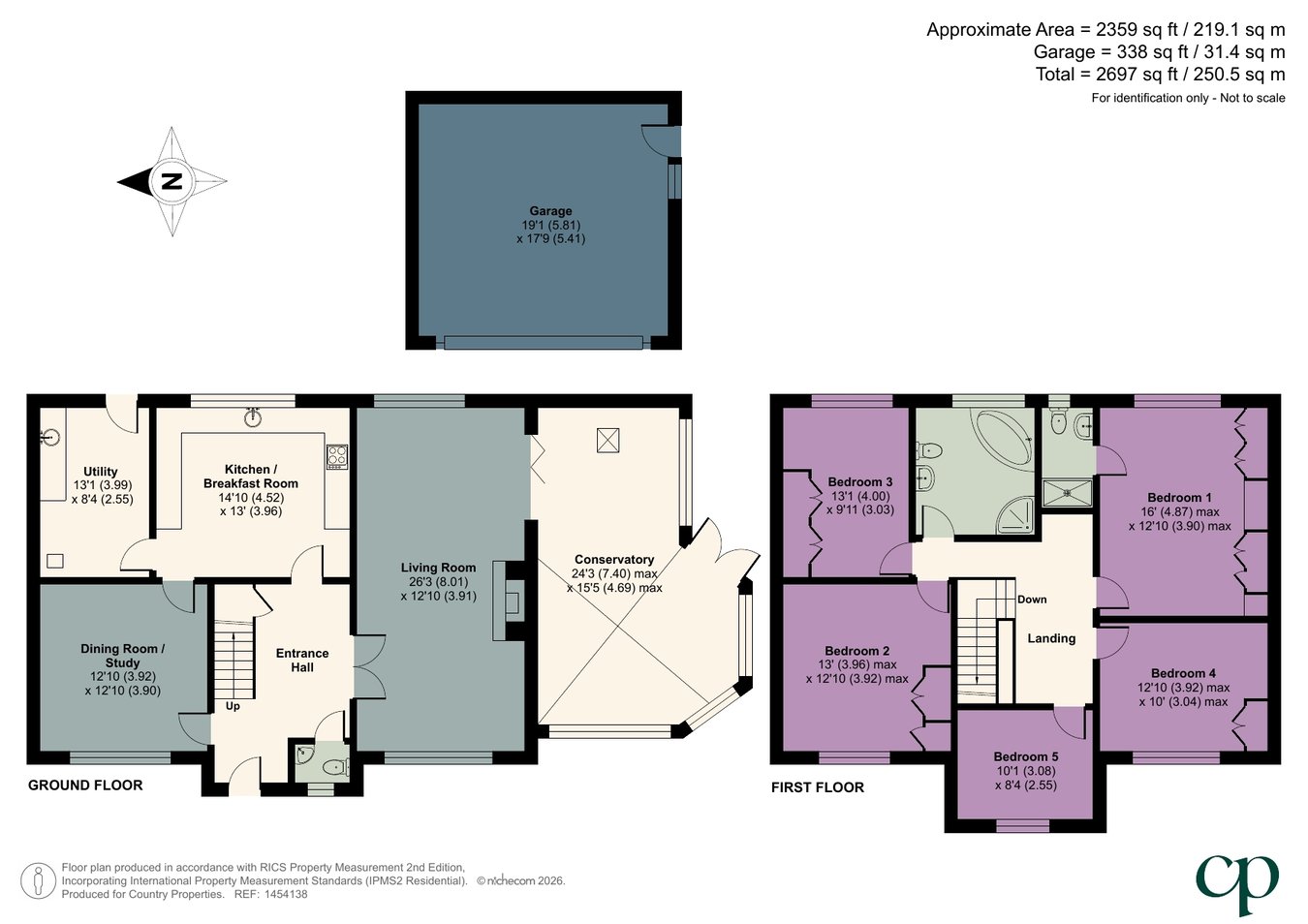 Catbells, High Street, Flitton floorplan
