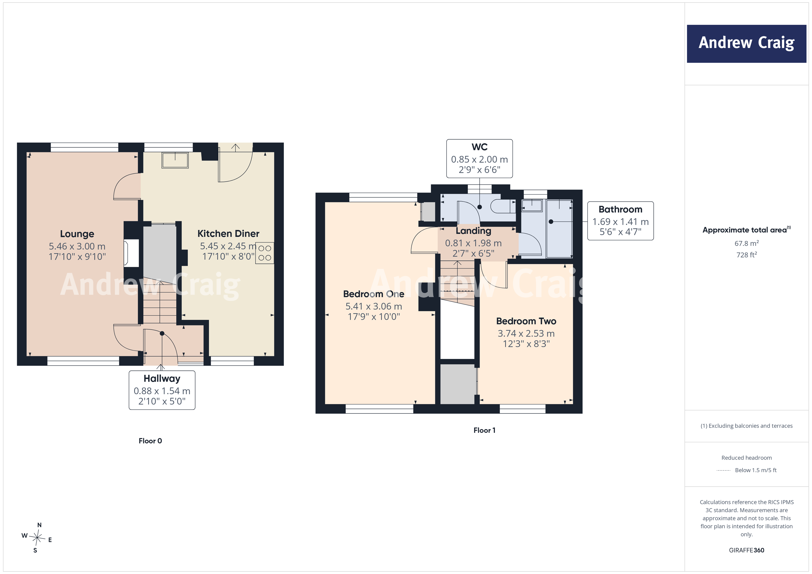 22 Hogarth Road, South Shields floorplan