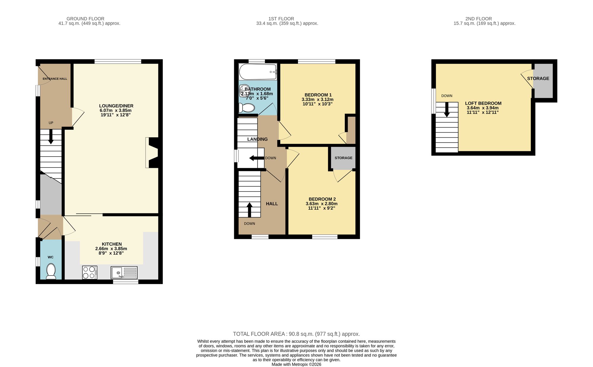 29 Clowne Road, Chesterfield floorplan
