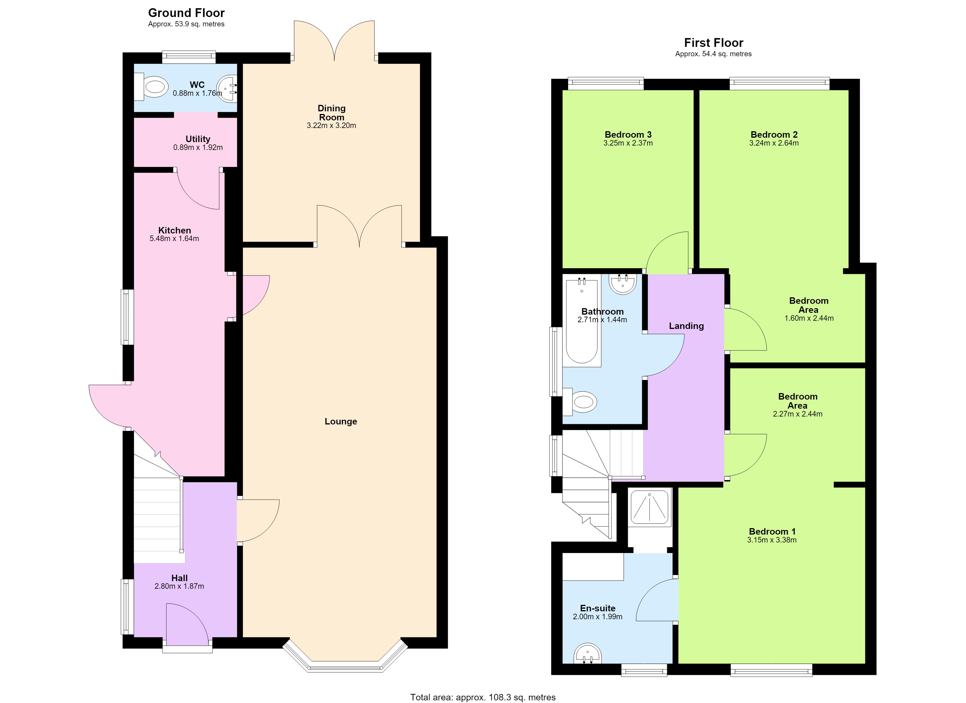 45, Lakewood Cres, Bristol floorplan
