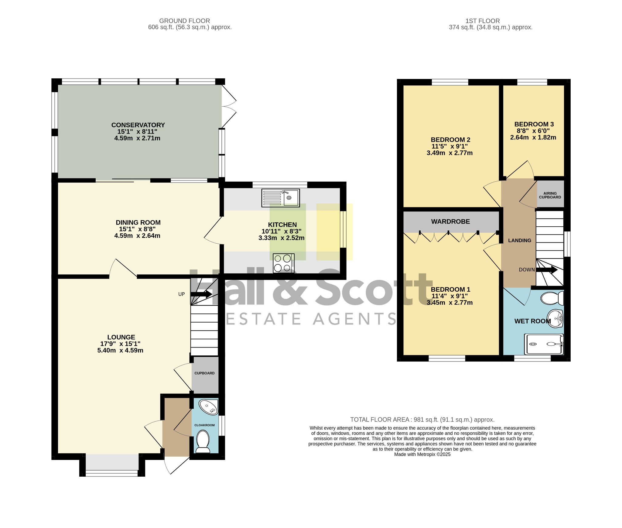 3 Plume of Feathers Close, Ottery St Mary floorplan