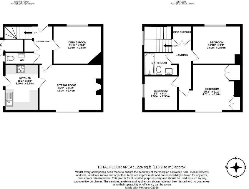 2 Douglas Cottages, Southleigh Road, Havant floorplan