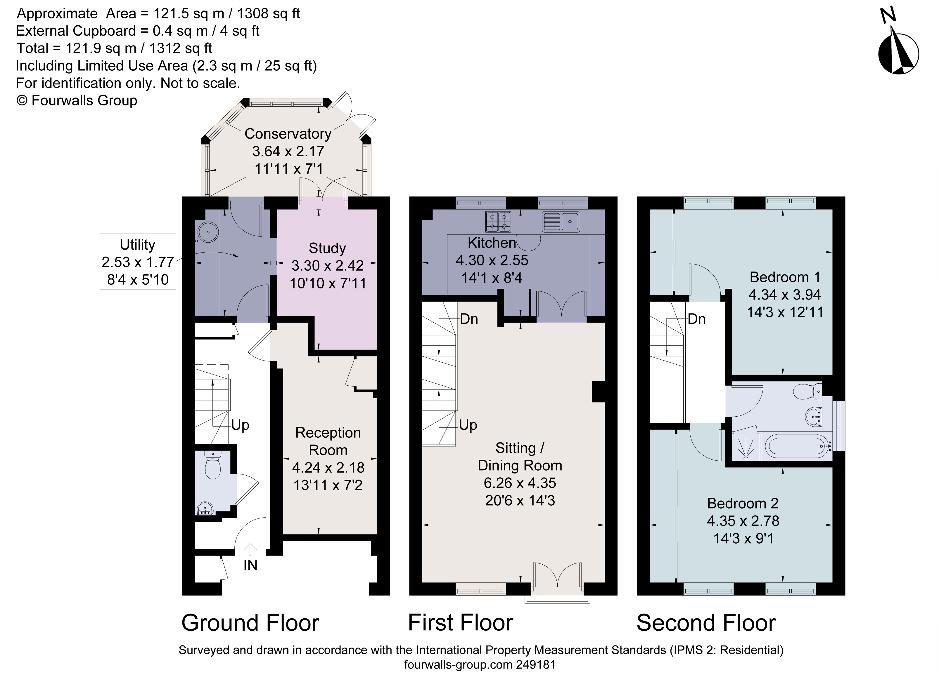 1, Tanworth Close, Middlesex floorplan