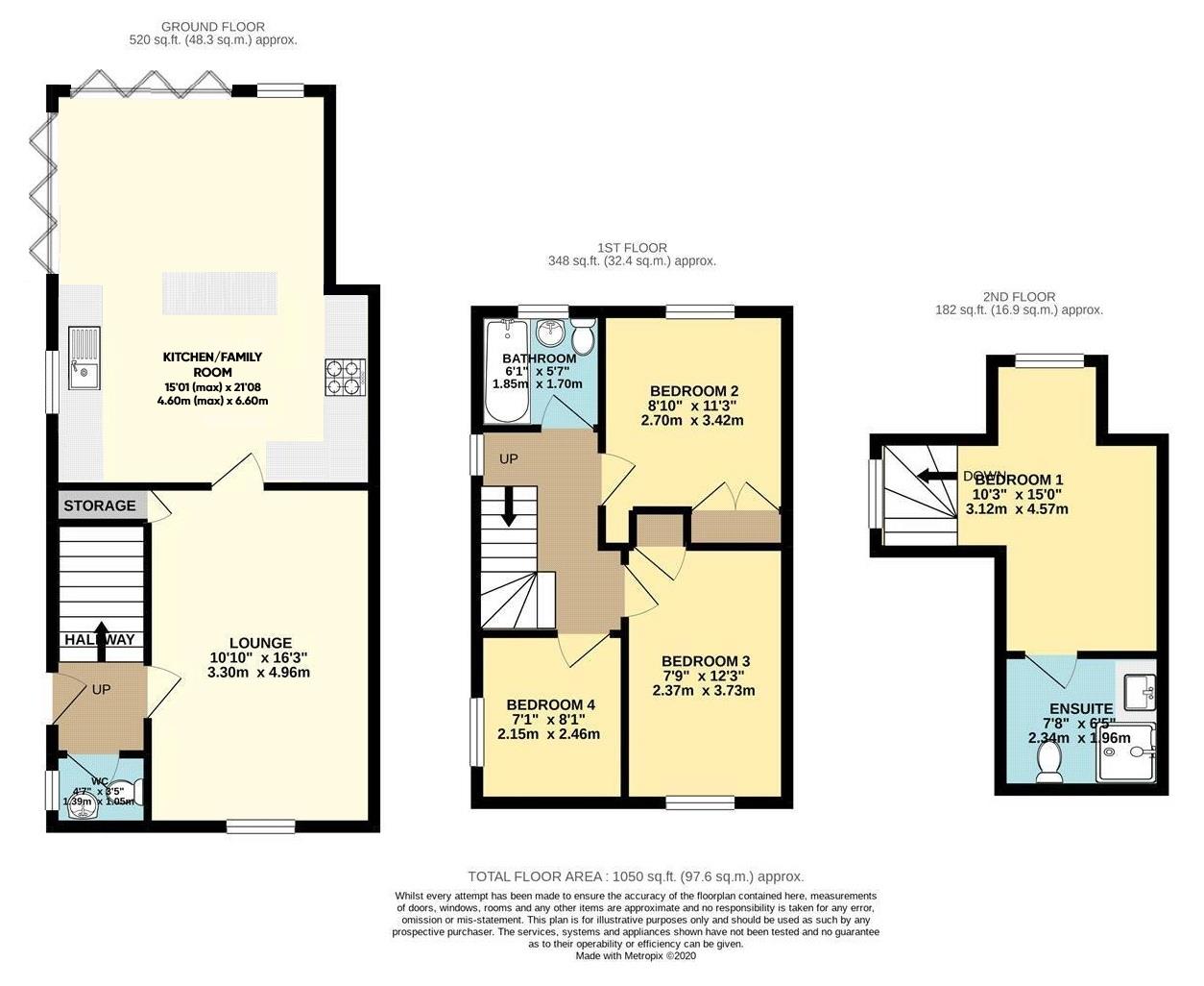 1, Pine Court, Laburnum Close, Red Lodge floorplan