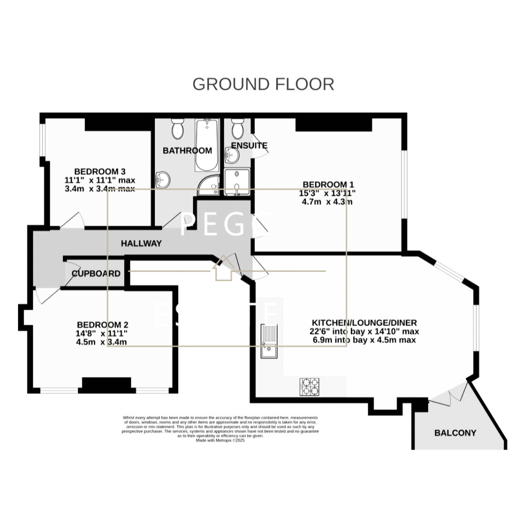 Beaumont, Torquay floorplan