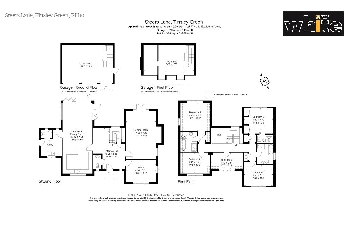 5 Bedrooms Detached house for sale in Steers Lane, Crawley, West Sussex RH10