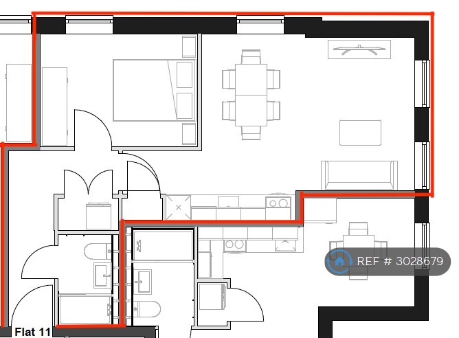Flat, Crossfield Chambers Gladbeck Way, Enfield floorplan