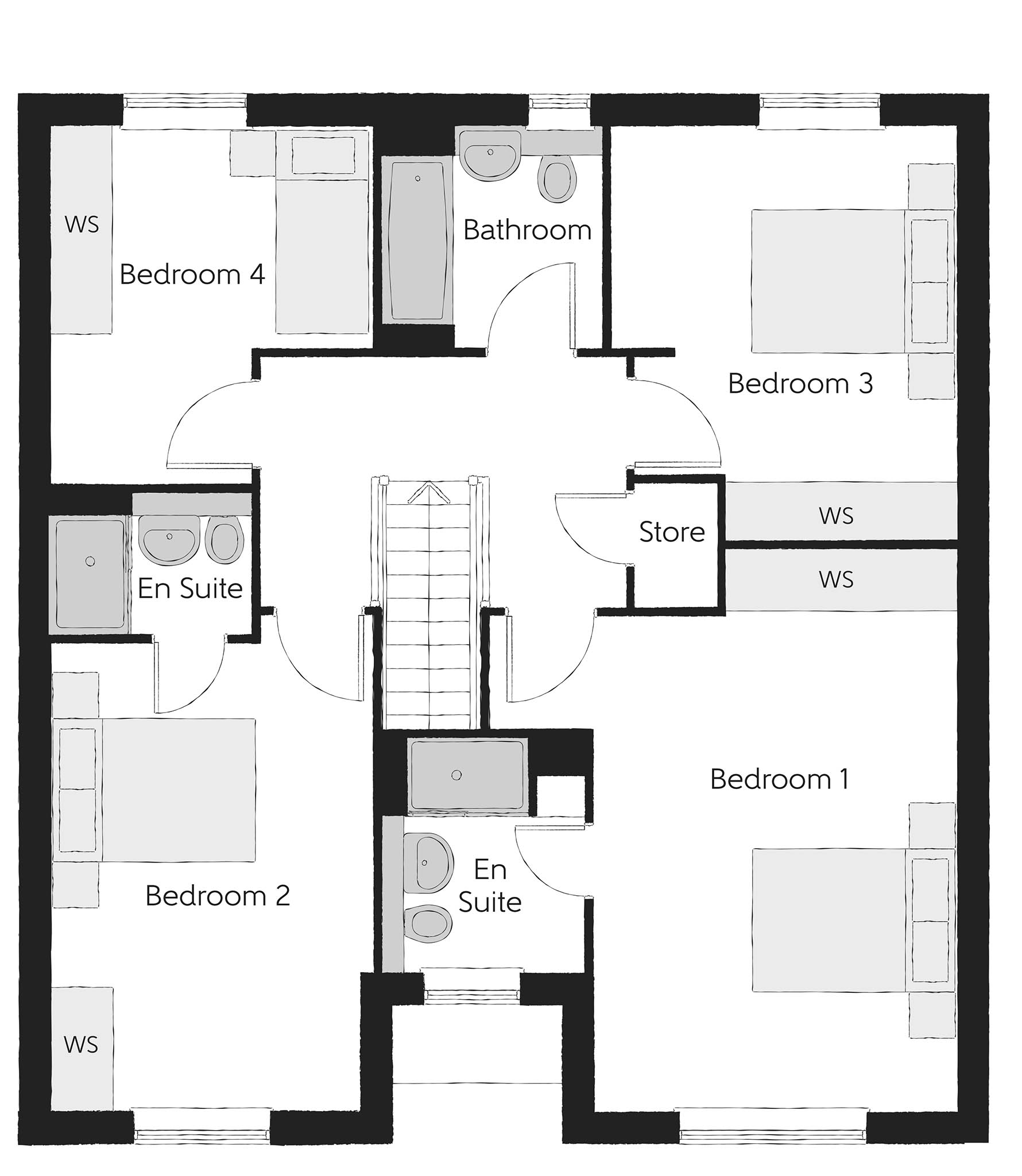 42, Houlgate Way, Axbridge floorplan
