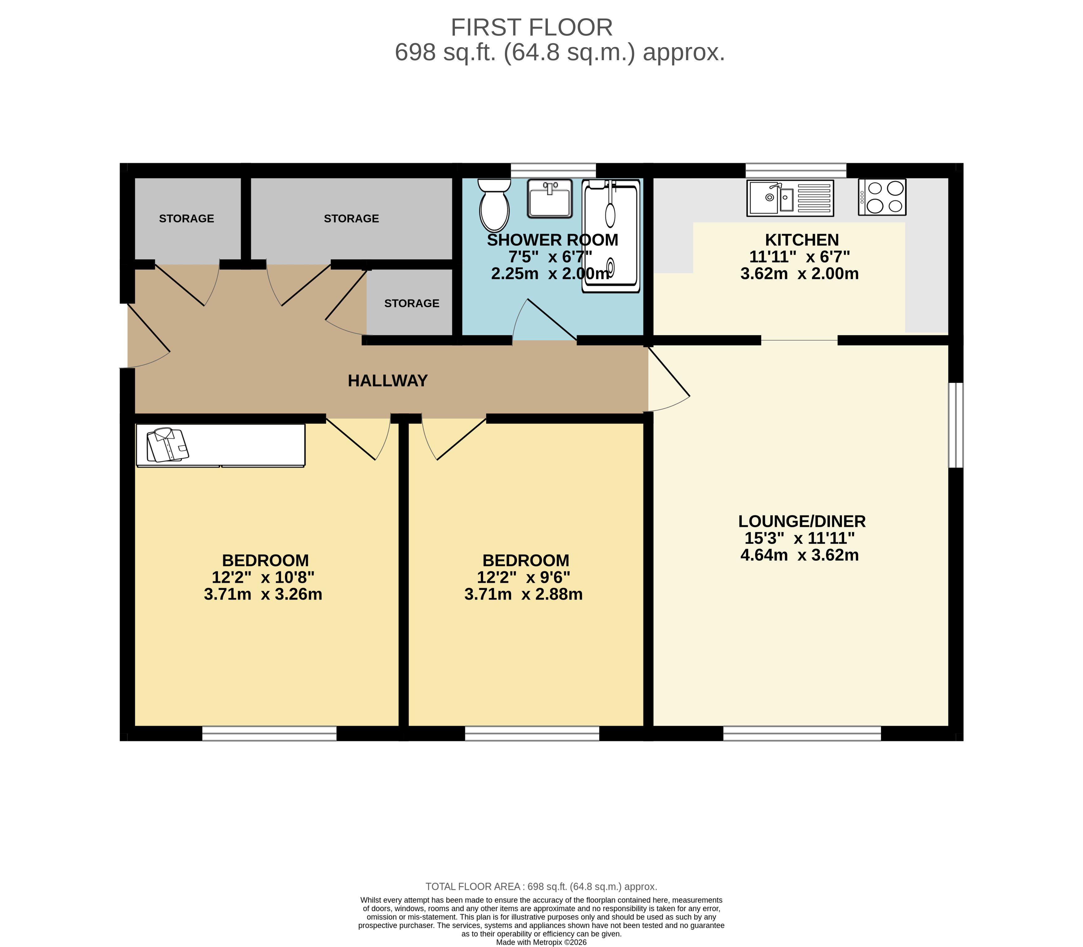 6 Courtney House, Courtneys, Selby floorplan
