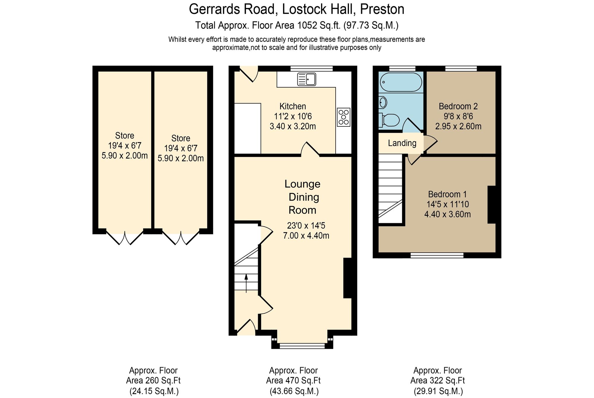 68 St. Gerrards Road, Preston floorplan