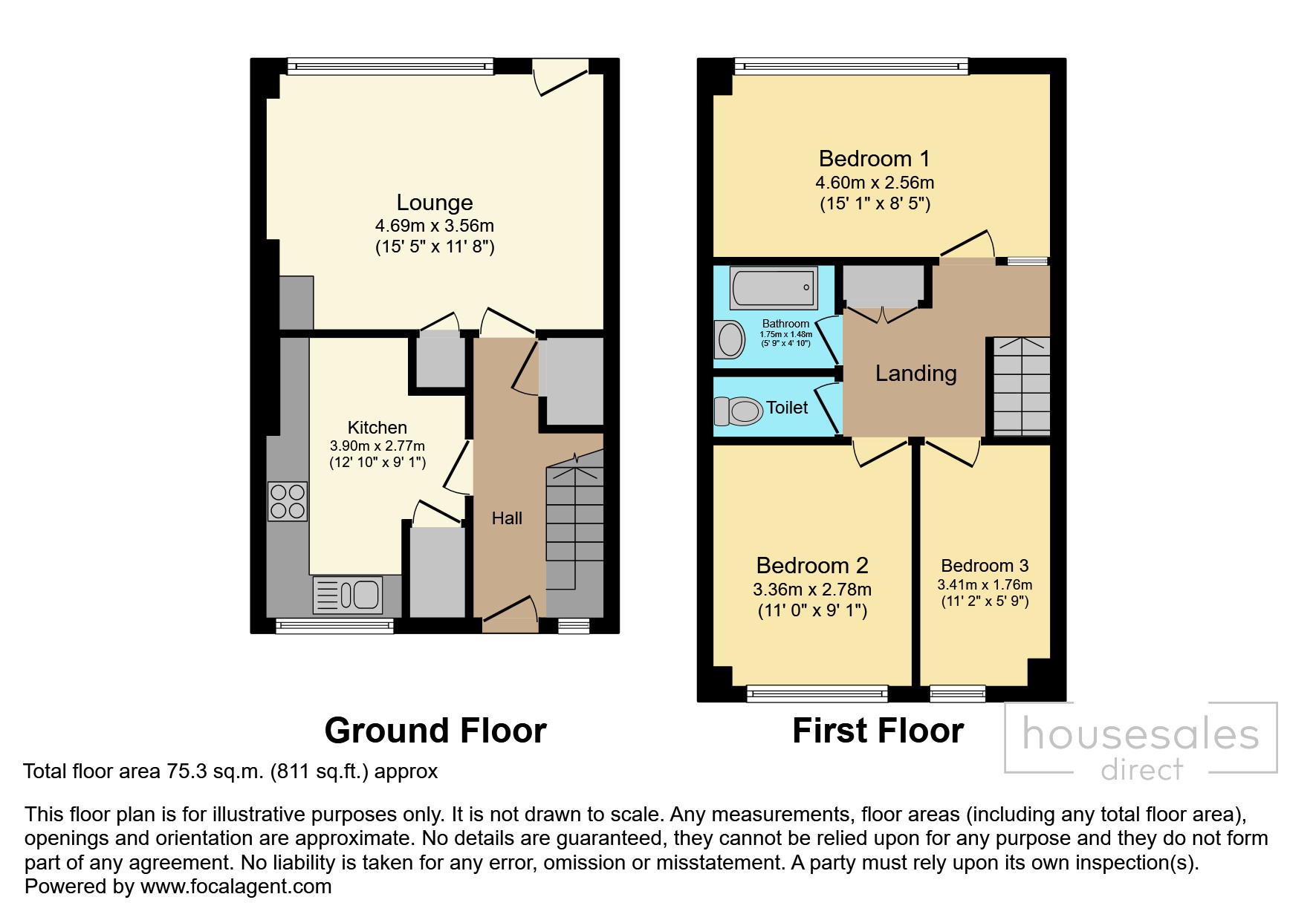 Flat 15, Albury Court, Phipp's Bridge Road, Mitcham floorplan