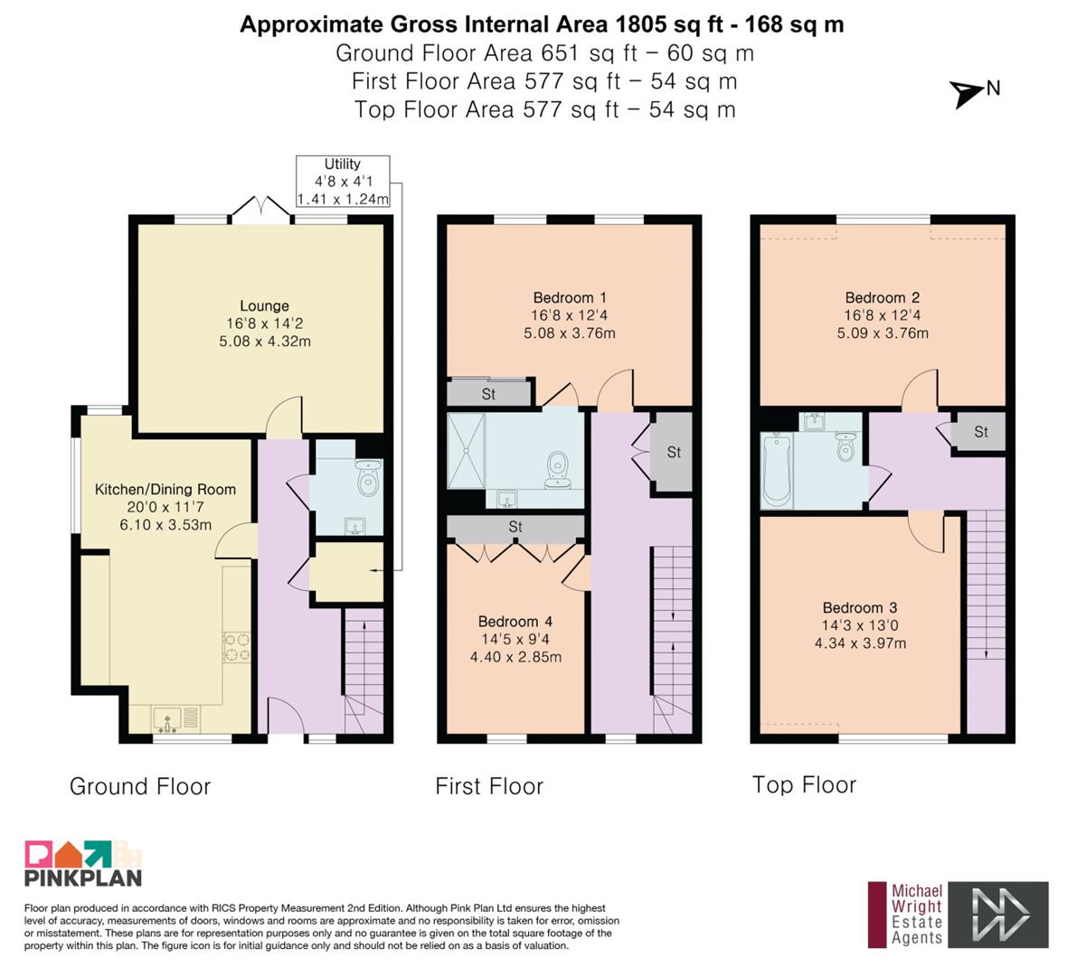 1, Cornell Gardens, Cockfosters floorplan