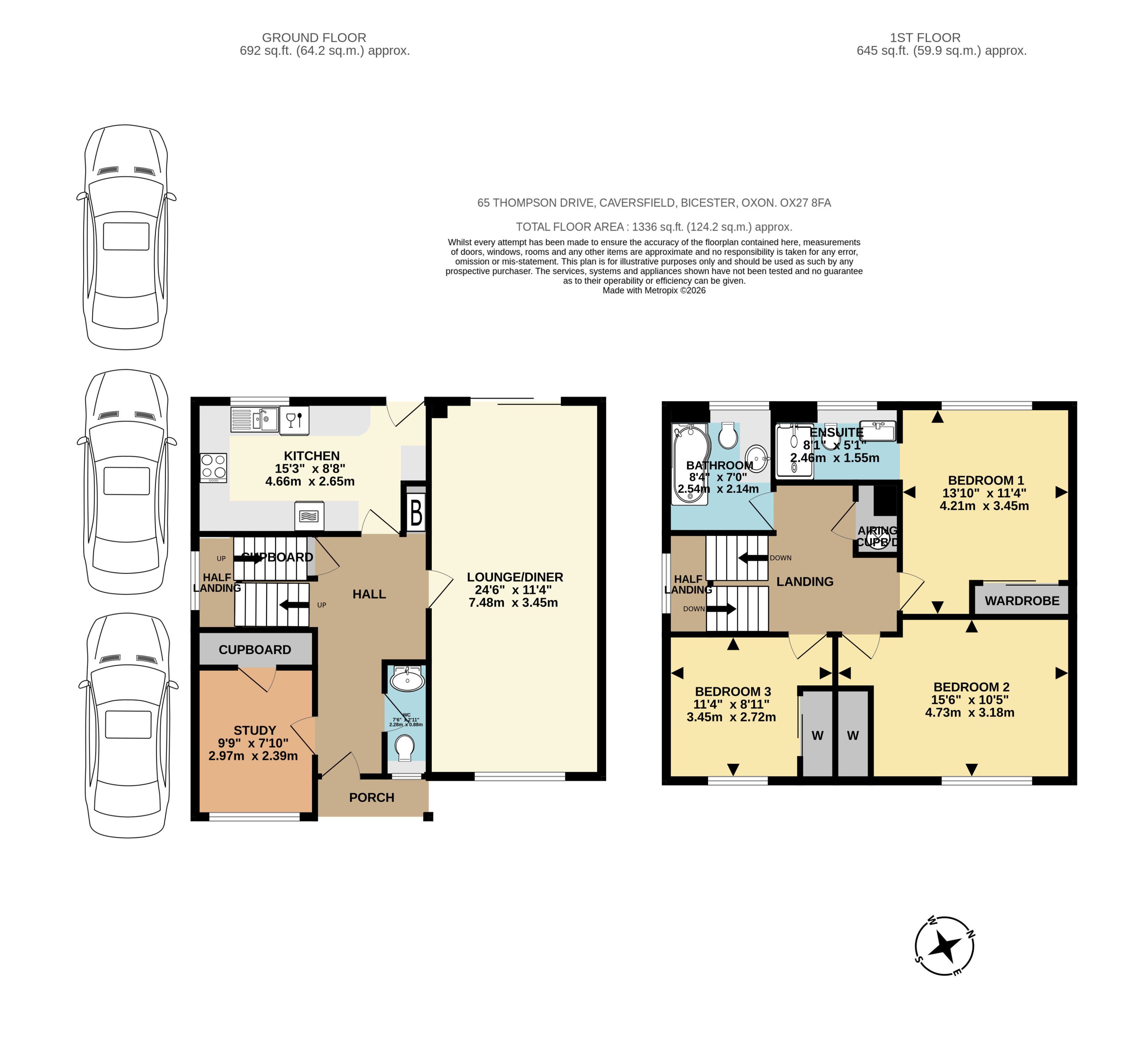 65, Thompson Drive, Bicester floorplan
