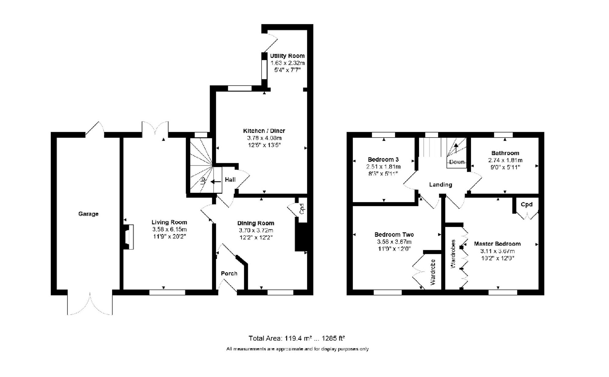 Rose Cottage, 18 Otley Road, Harrogate floorplan