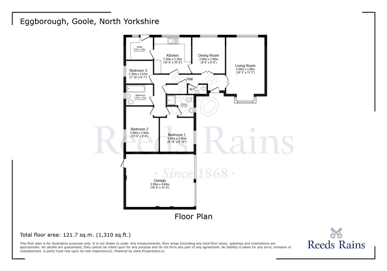 19, The Hamlet, Goole floorplan