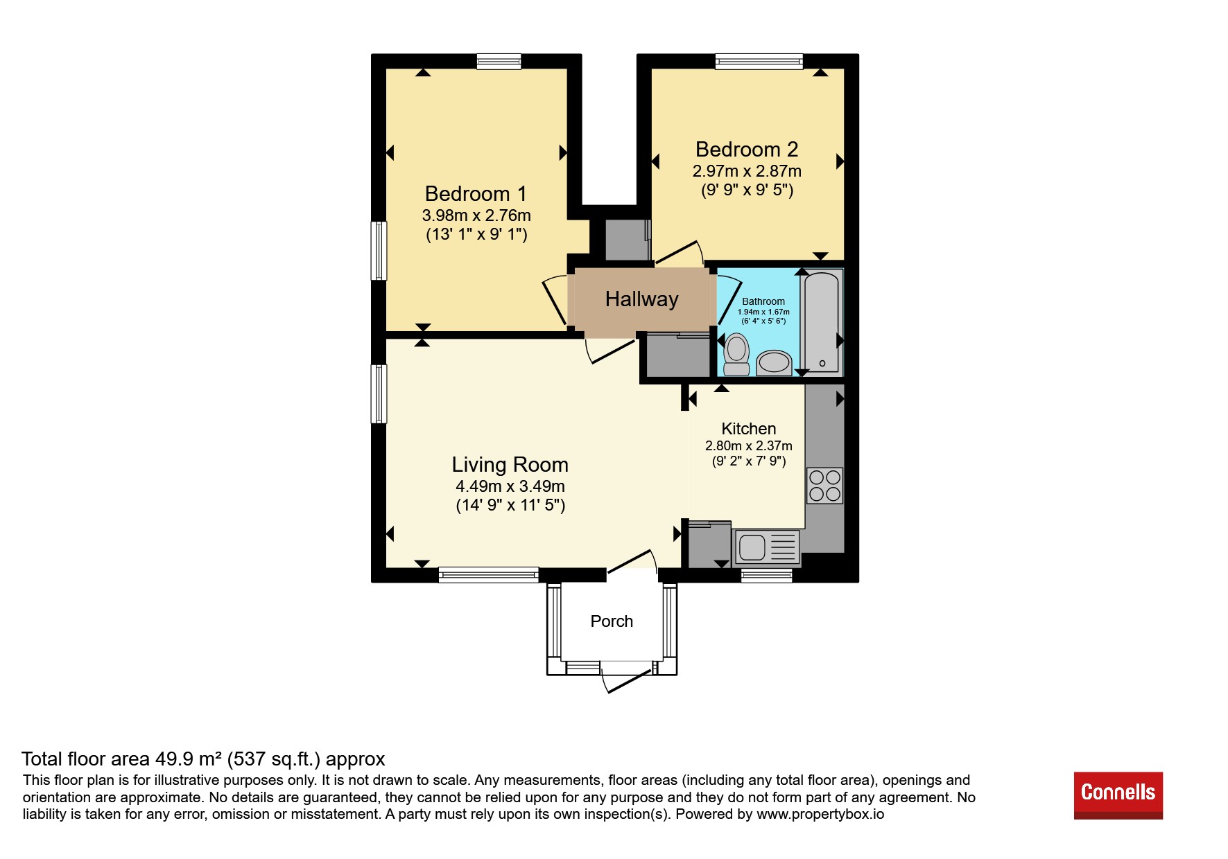 2, Fairlight Court, Welland Road, Tonbridge floorplan