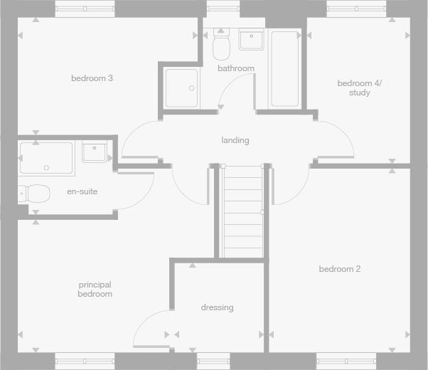 2, Off Hermitage Park, Lepton, Fenay Bridge, Huddersfield floorplan