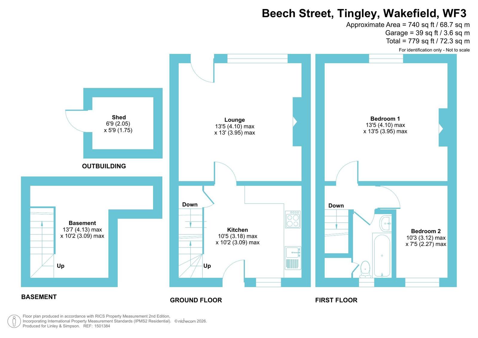 25, Beech Street, Wakefield floorplan