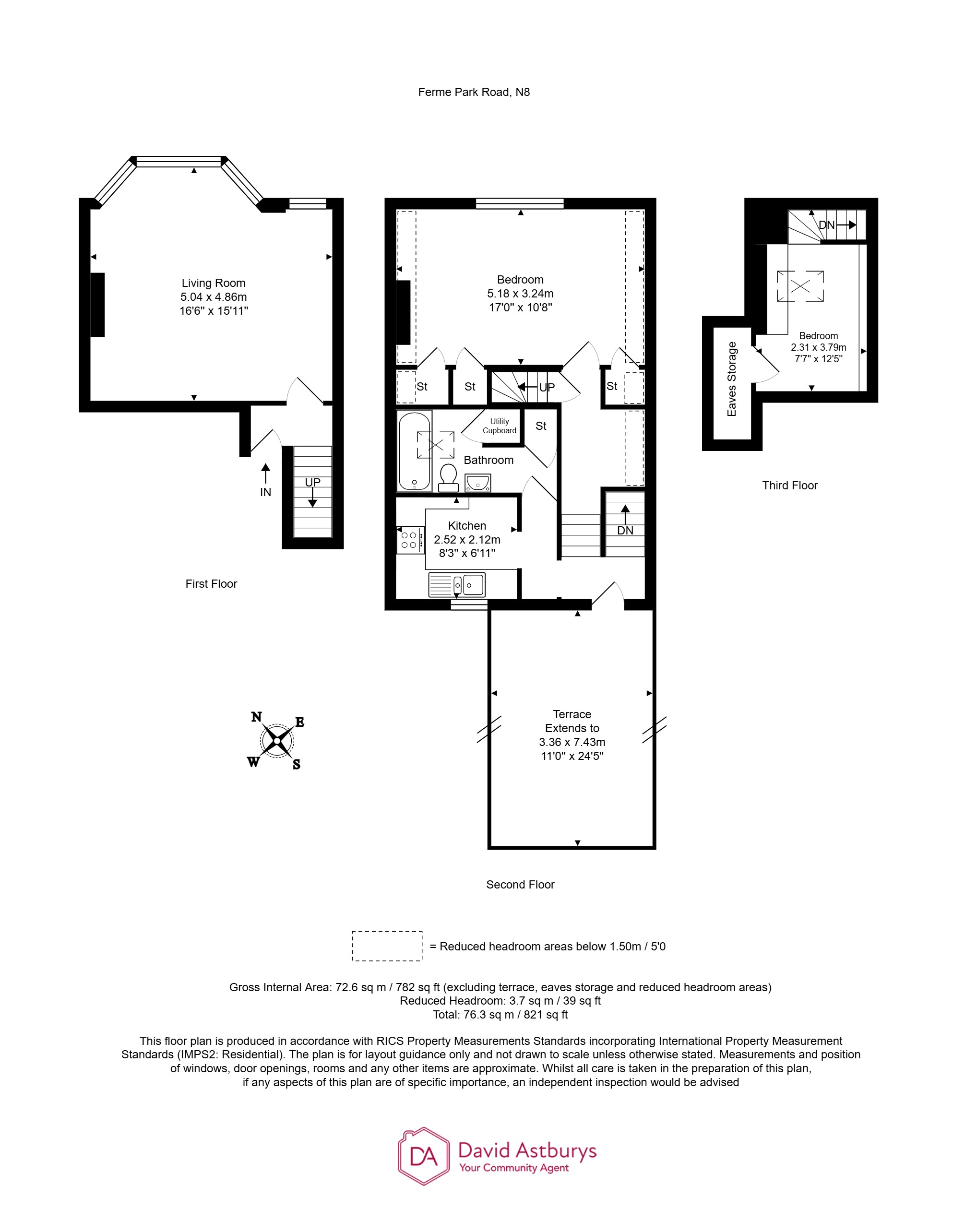 189C, Ferme Park Road, Crouch End floorplan