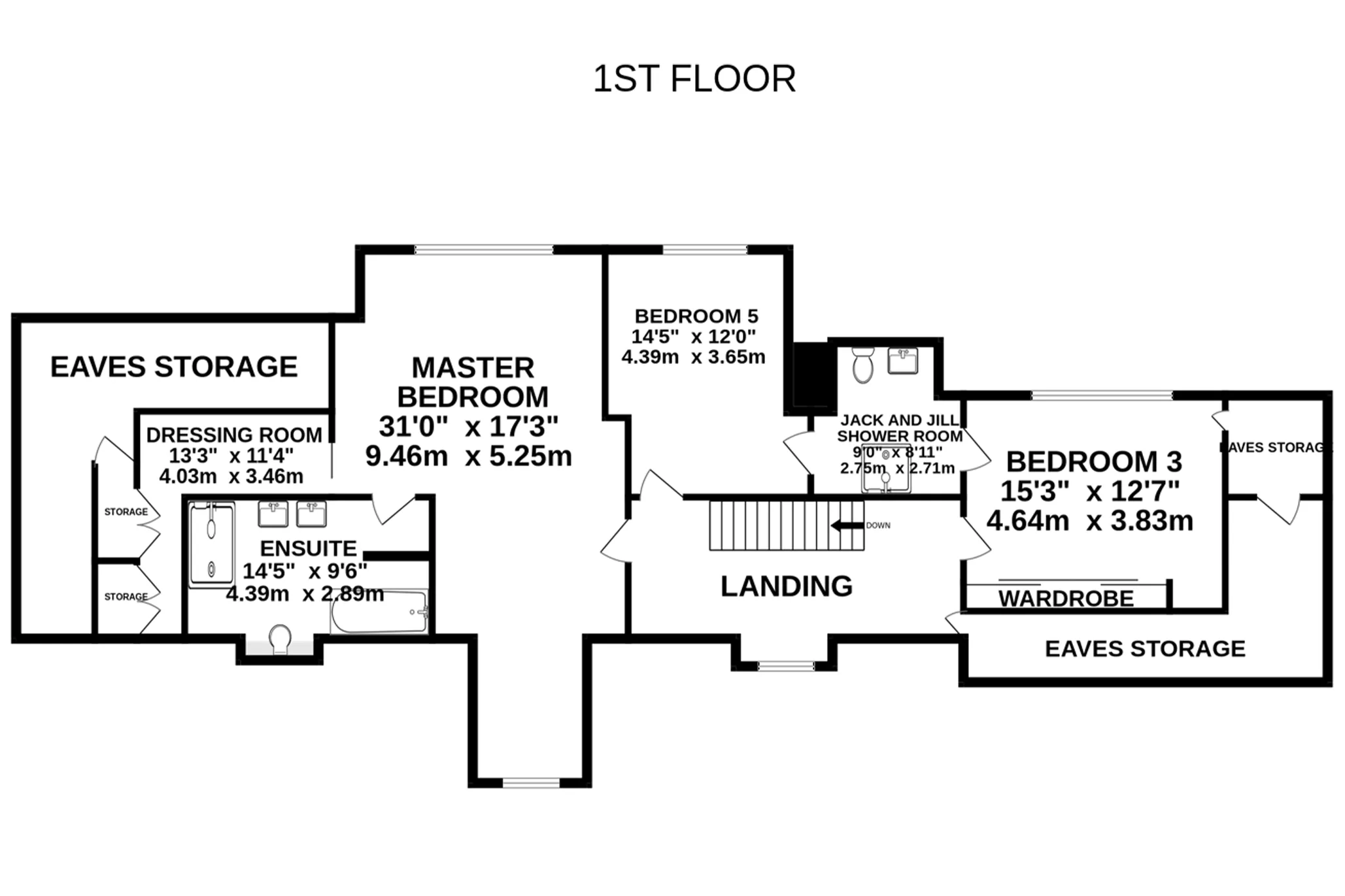 Ferndale, Saddle Road, Douglas floorplan