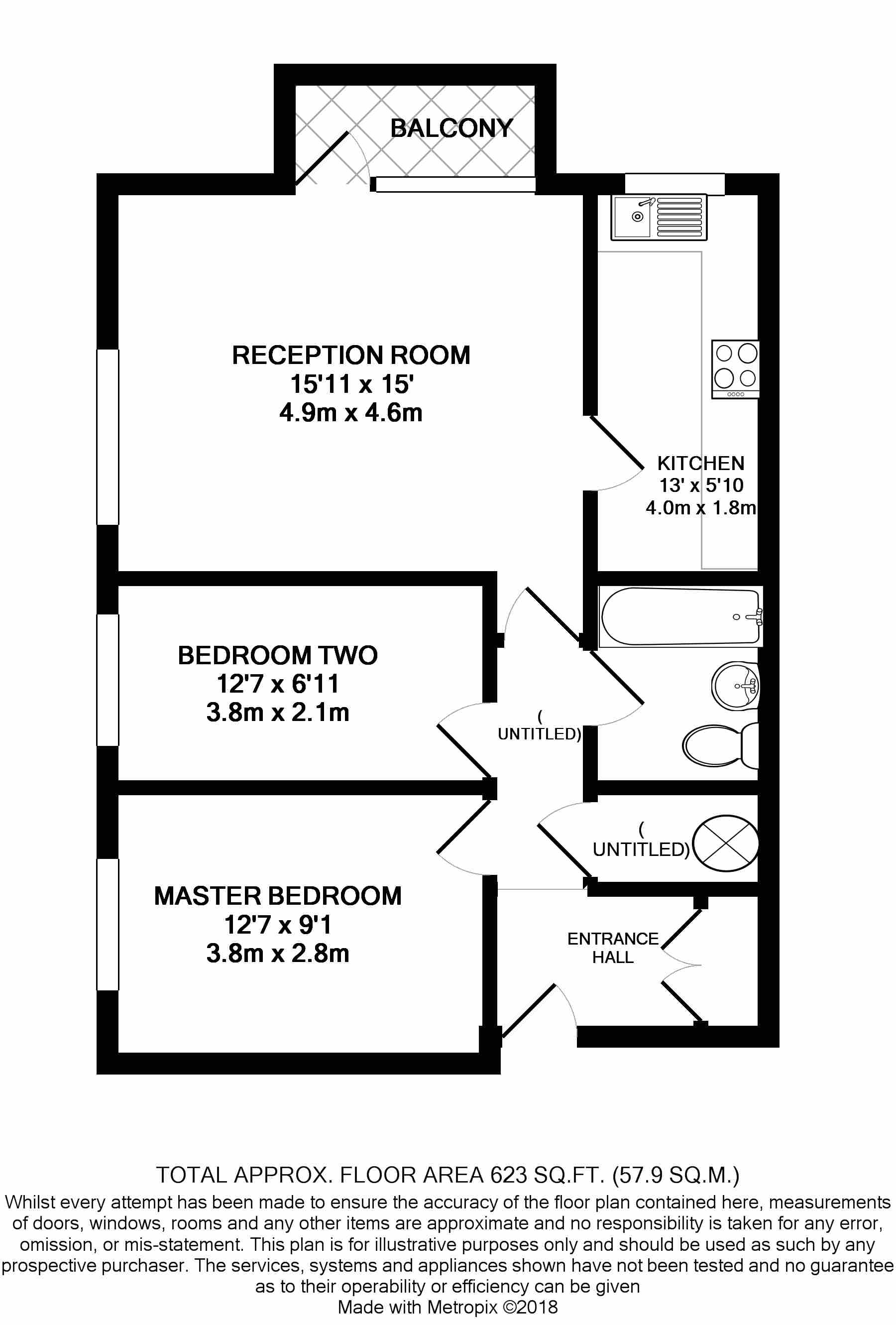 2 Bedrooms Flat to rent in Charterhouse Road, Godalming GU7