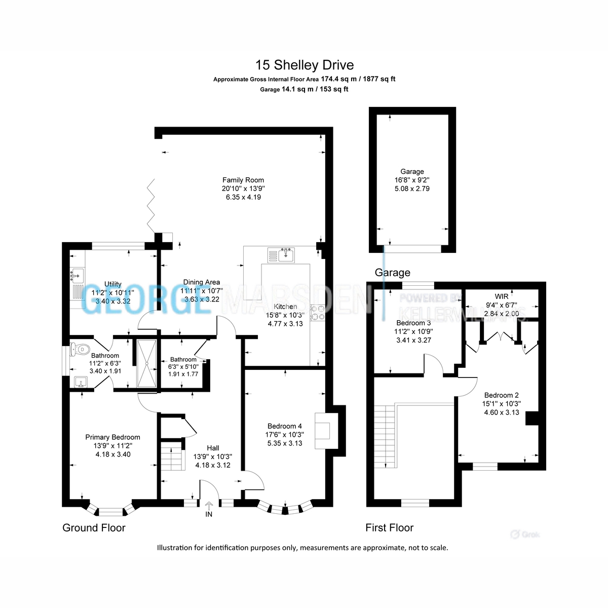 15, Shelley Drive, Wigan floorplan