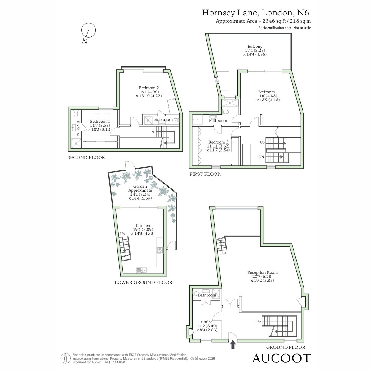 6, Hornsey Lane, London floorplan