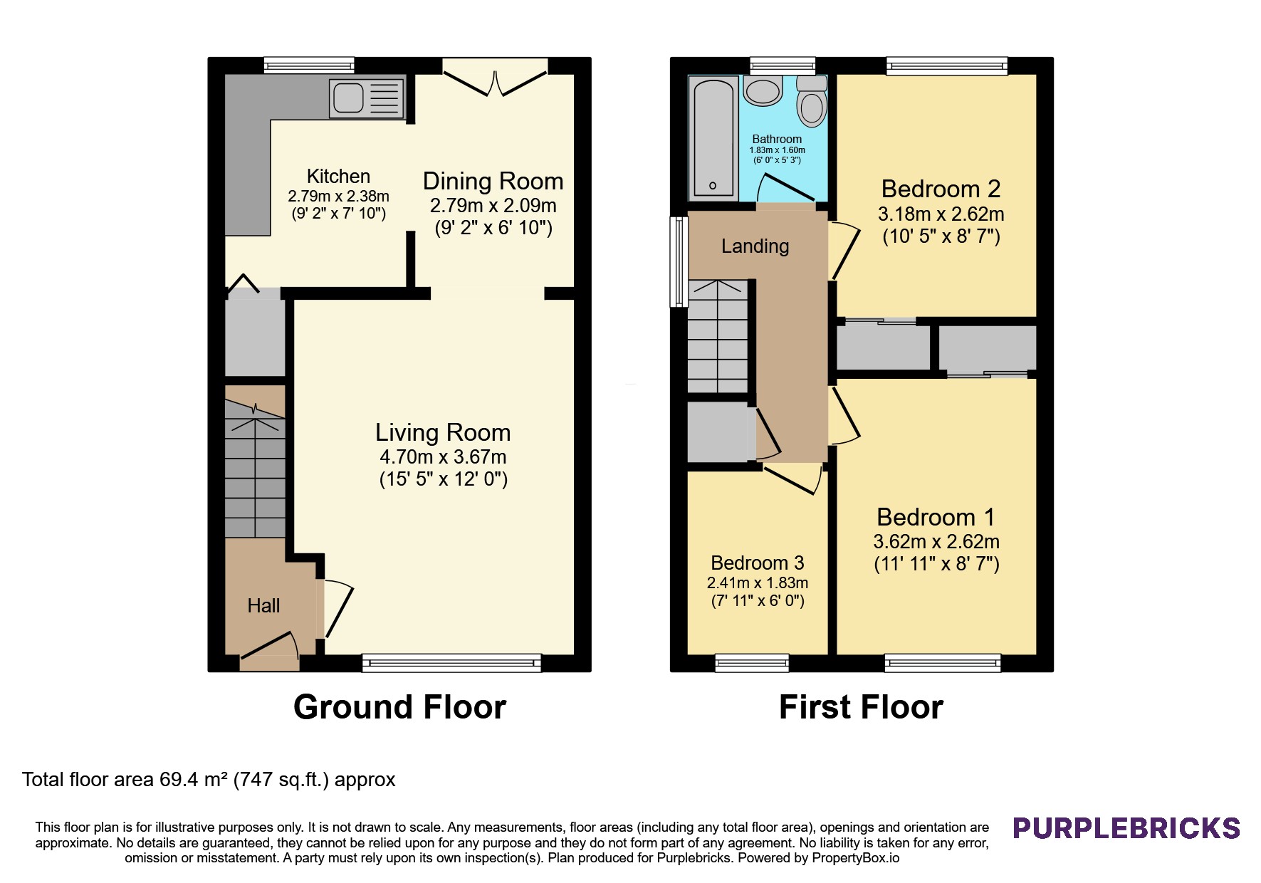 54, Maukinfauld Court, Glasgow floorplan