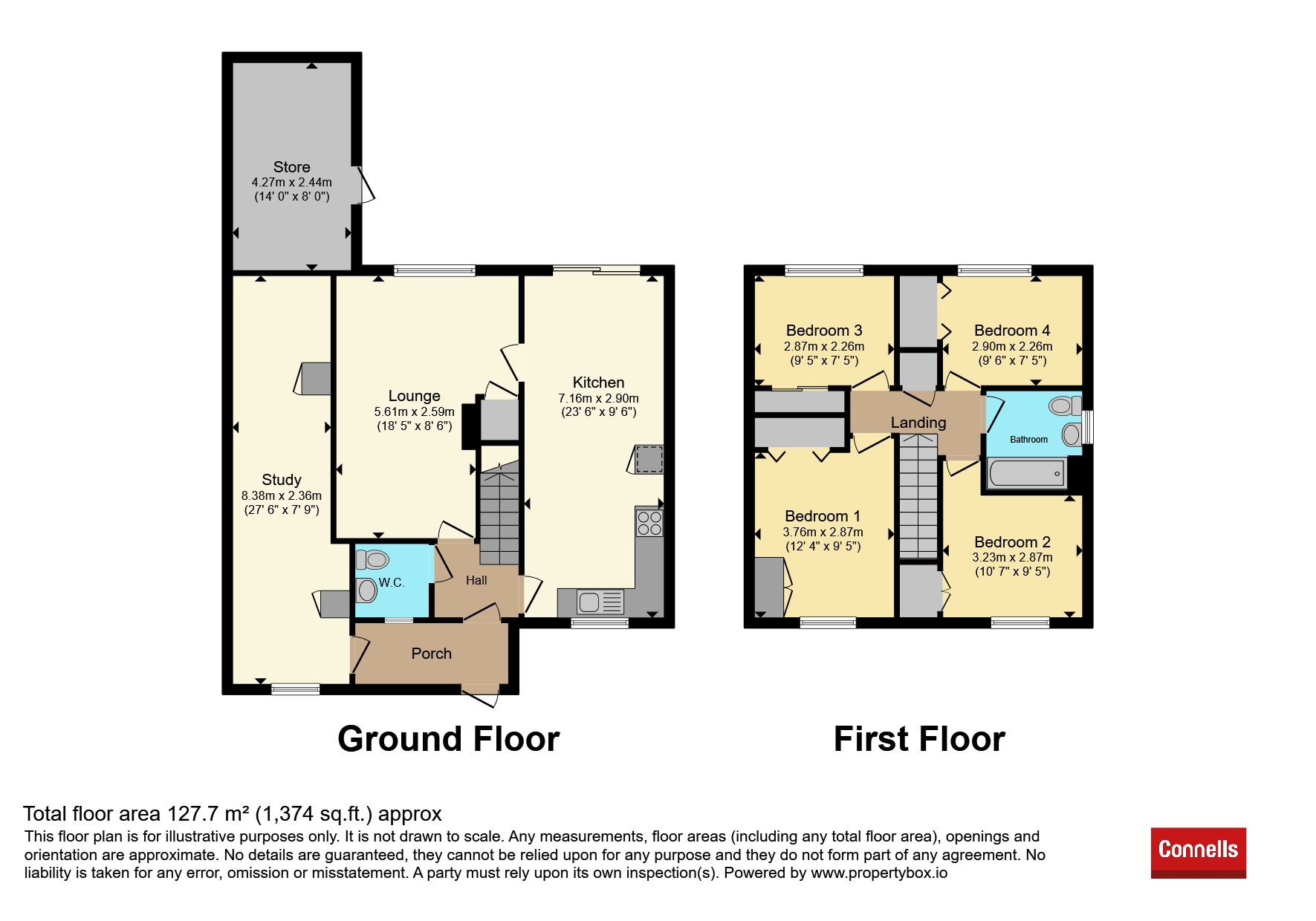 11, Harefield Place, St. Albans floorplan