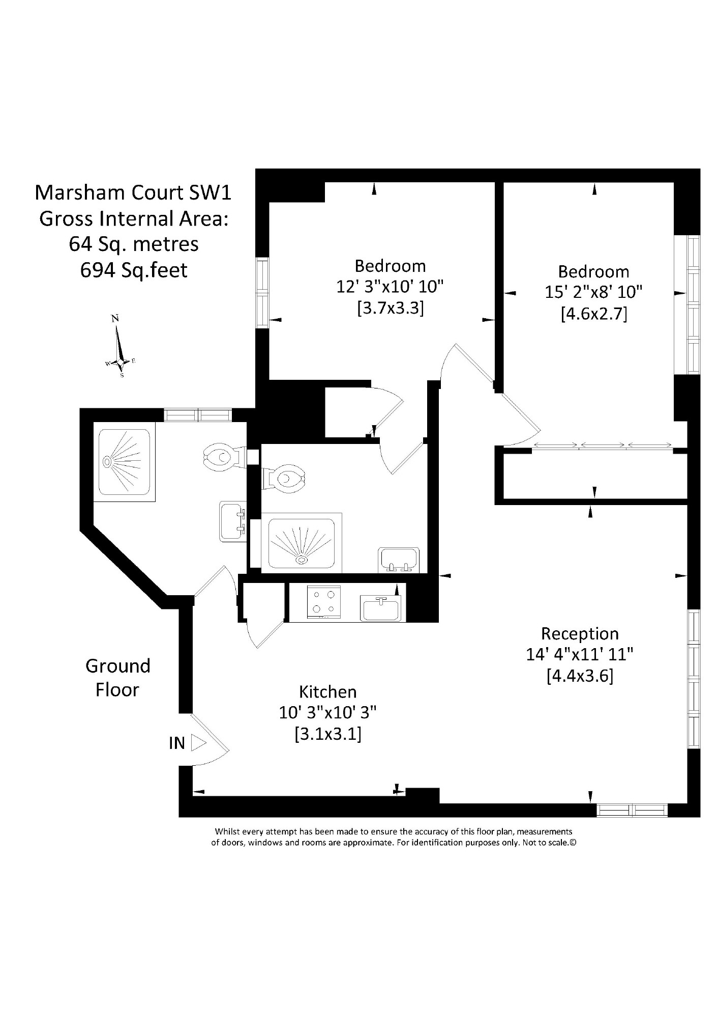 2 Bedrooms Flat to rent in Marsham Court, Marsham Street, Westminster, London SW1P