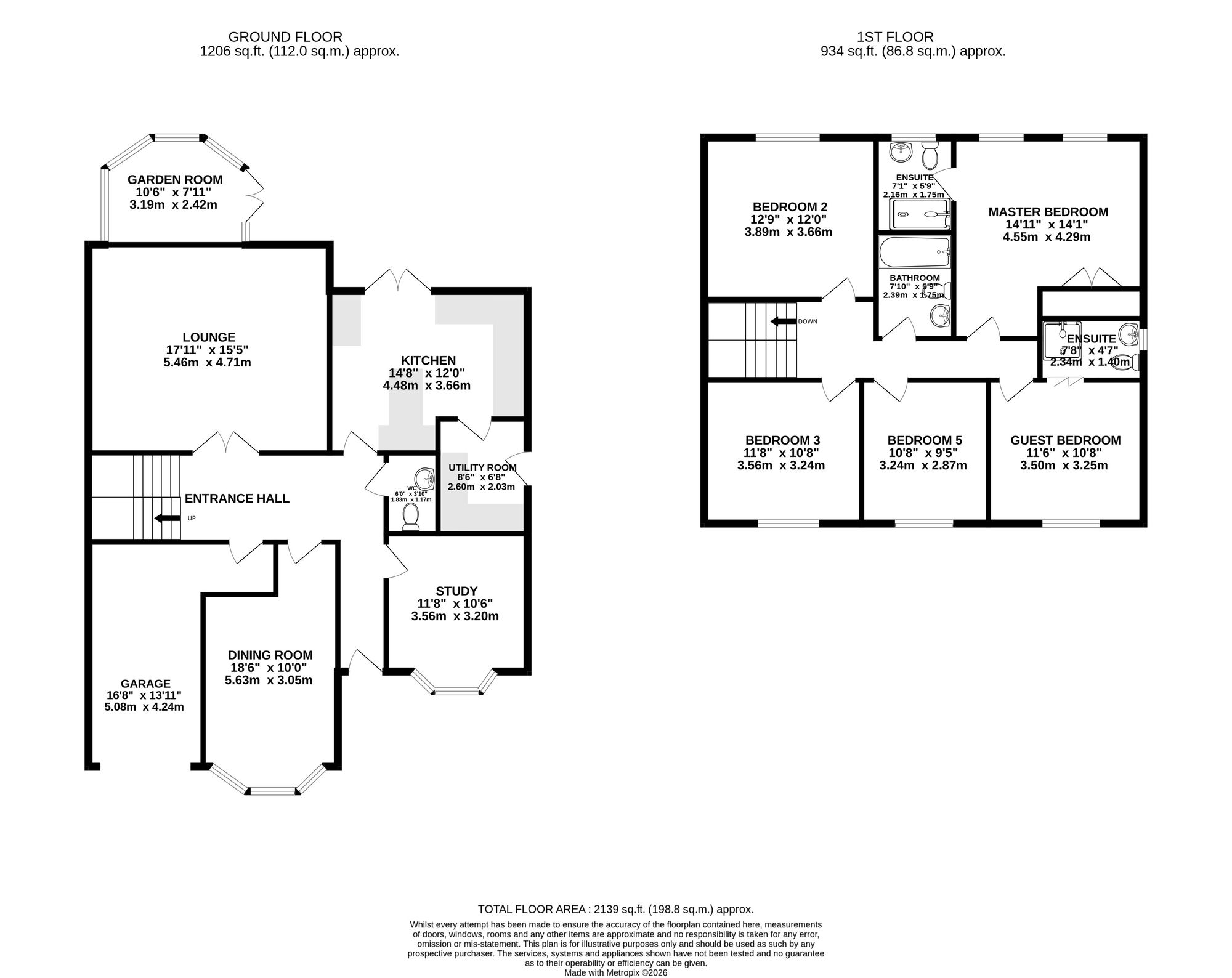 Ty Ni Lewis Road, Neath floorplan