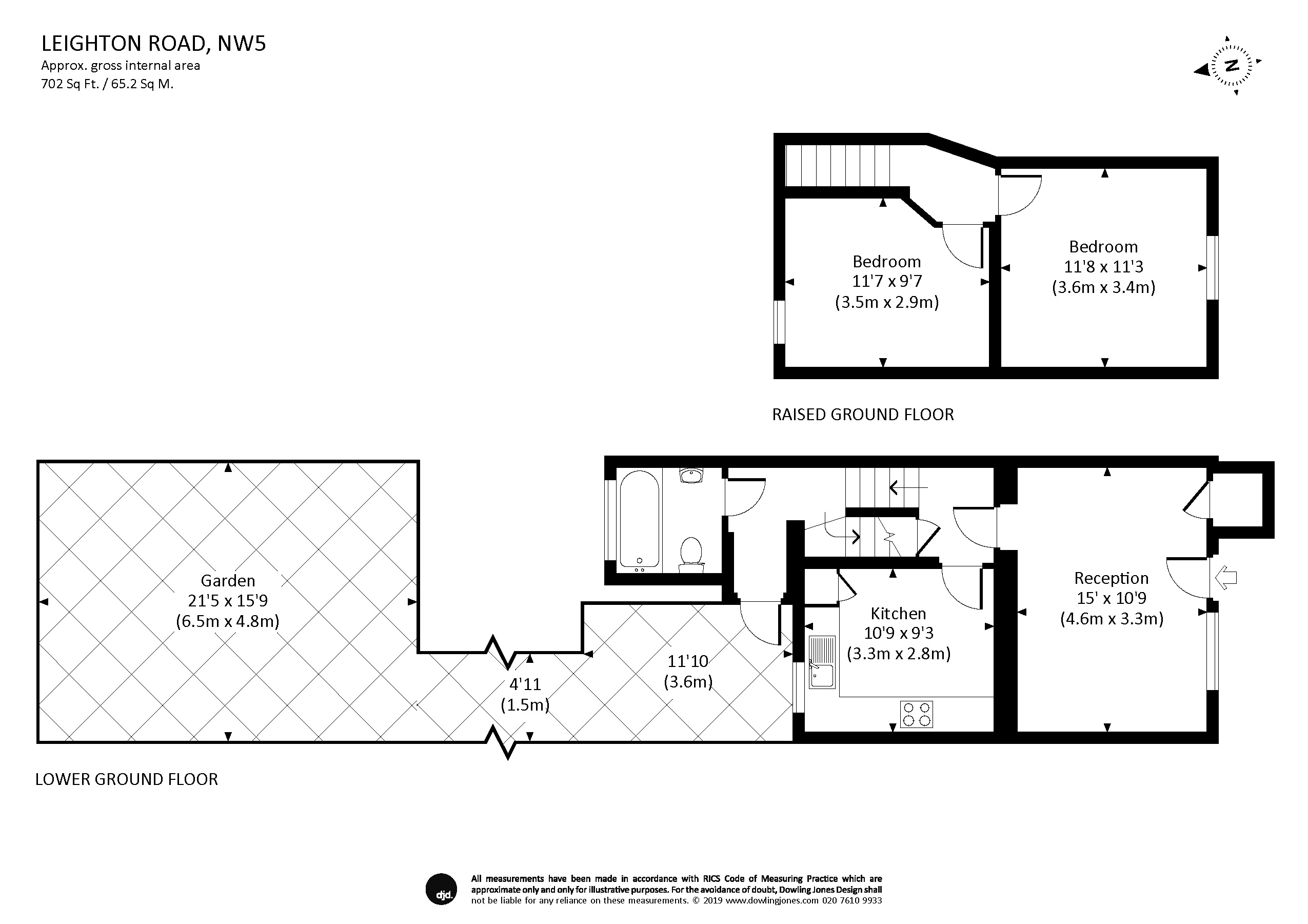 2 Bedrooms Flat to rent in Leighton Road, London NW5