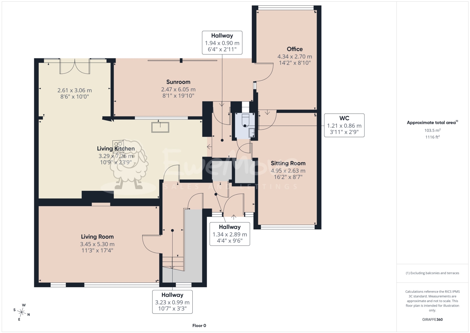 5, Exeter Close, Cheadle floorplan