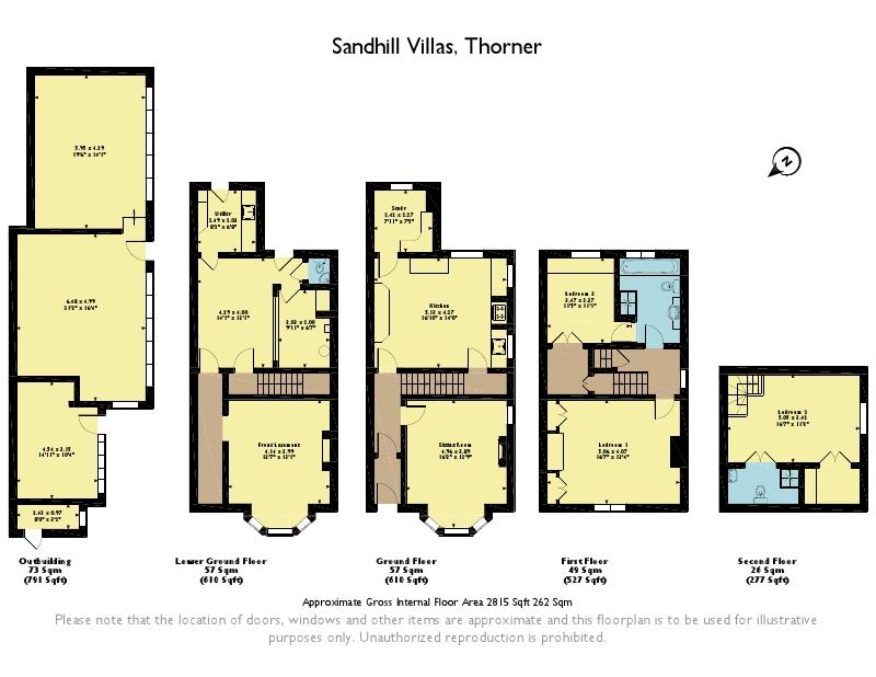 3 Bedrooms Semi-detached house for sale in Sandhill Villas, Thorner, Leeds LS14