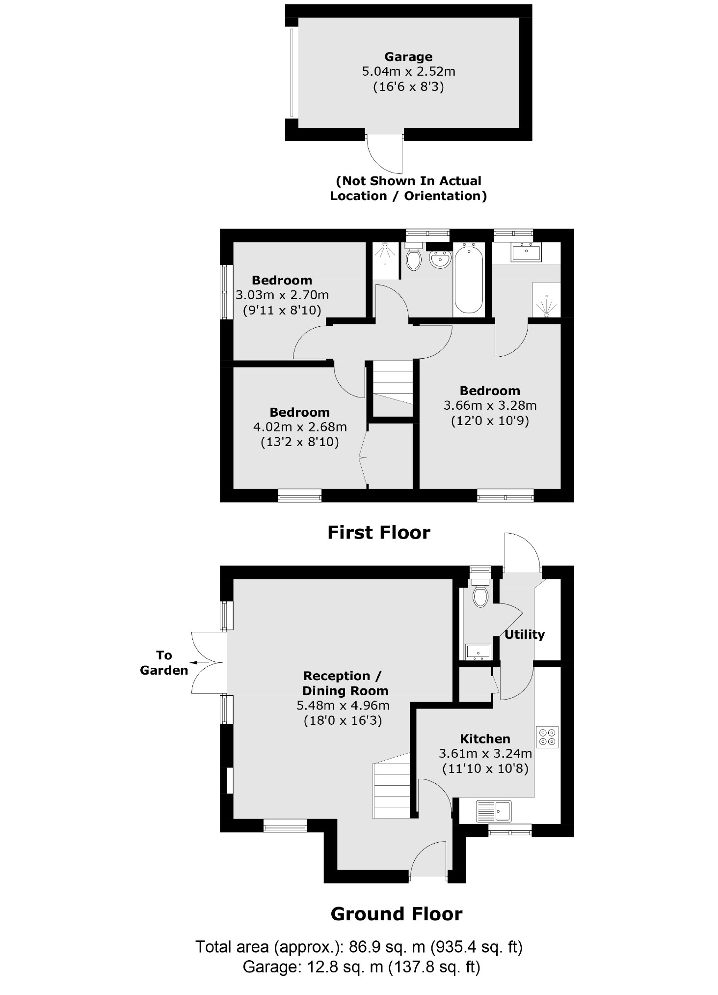 8, Gresham Road, Hampton floorplan