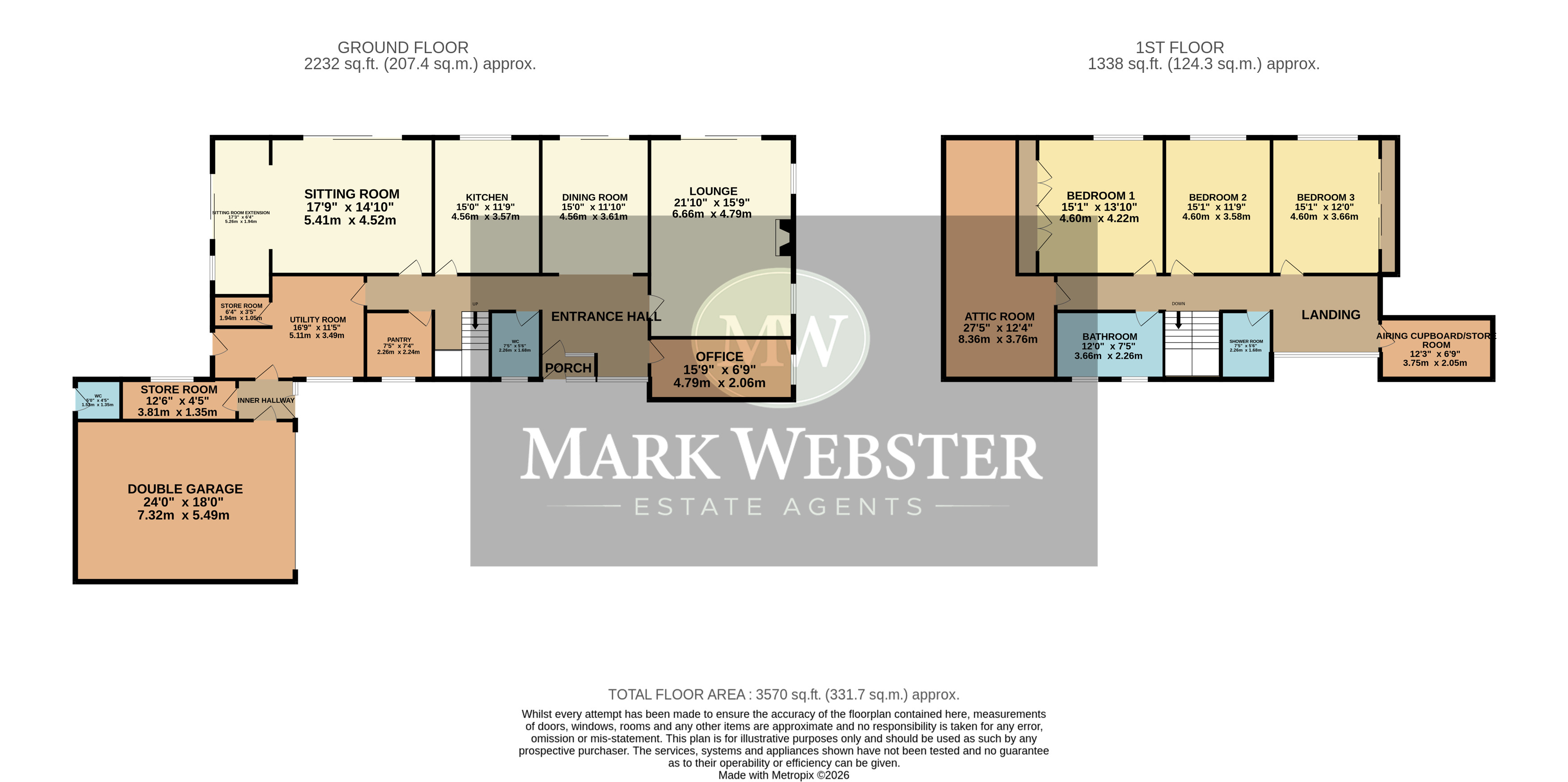Mancetter House, Watling Street, Atherstone floorplan