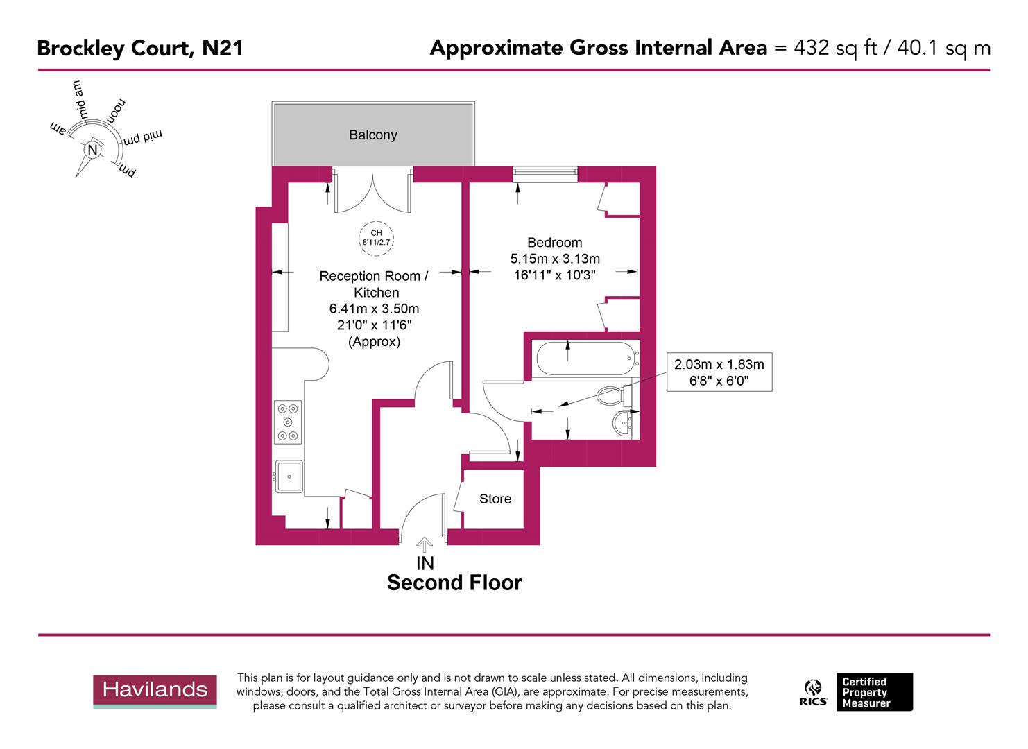 10 Brockley Court, 24a River Bank, London floorplan