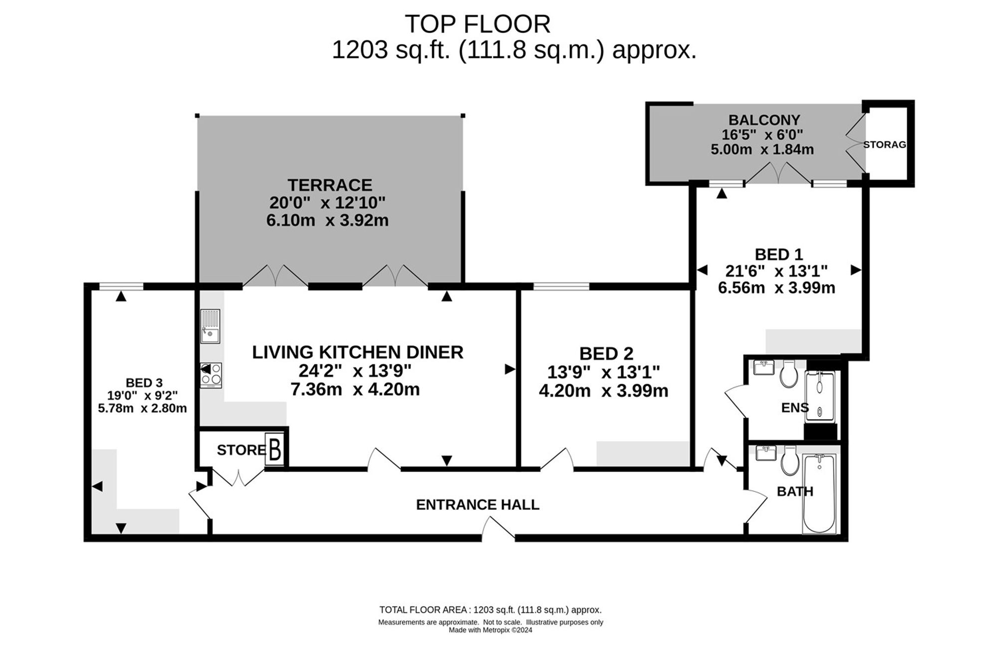Apt 23 Connaught Place, 300 Hale Road, Altrincham floorplan