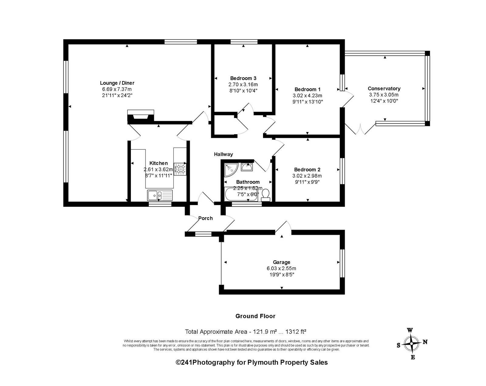 58, Moorland View, Plymouth floorplan