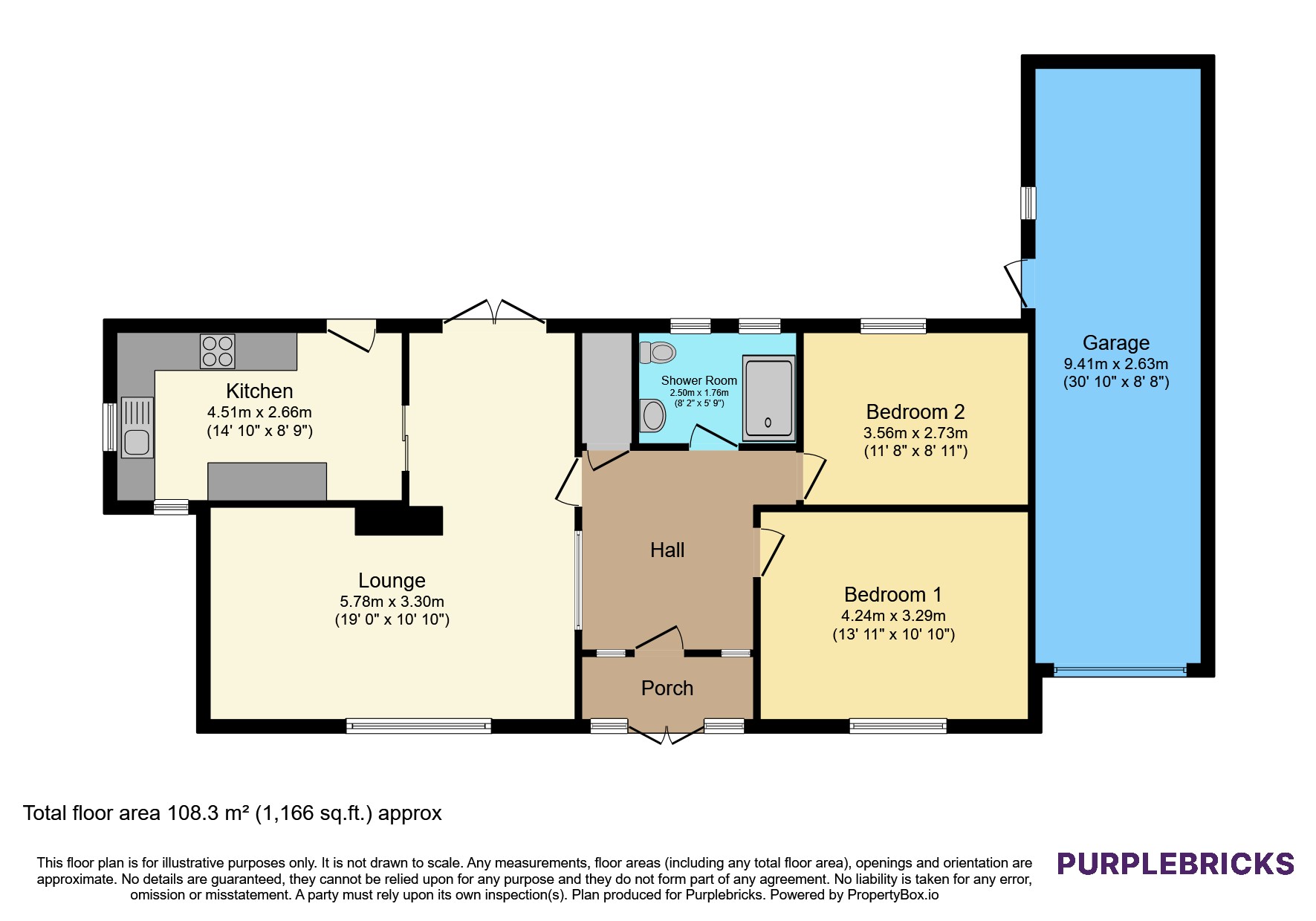 42, Midfield Road, Kirkby-in-ashfield floorplan