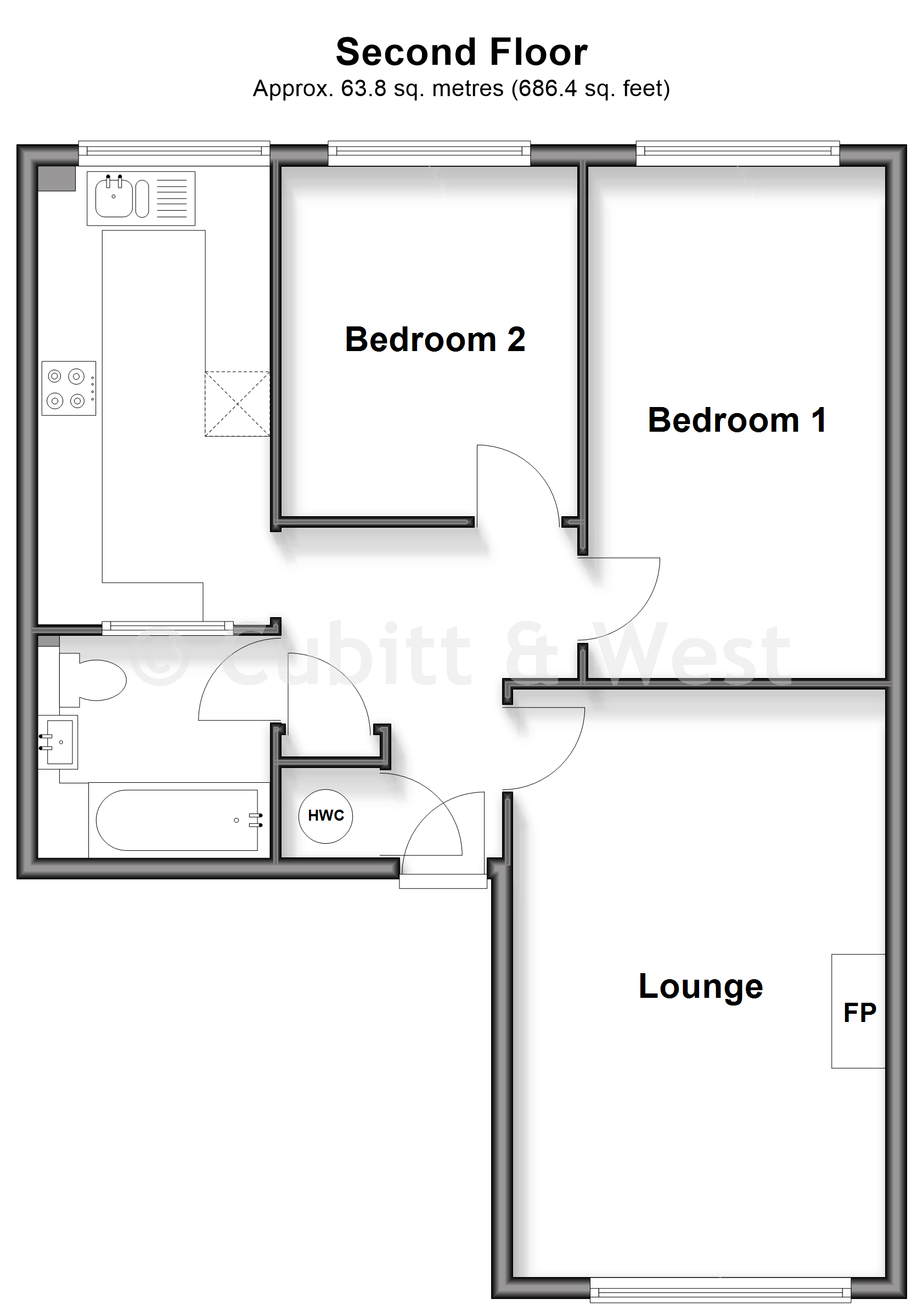 71, Pound Road, Banstead floorplan